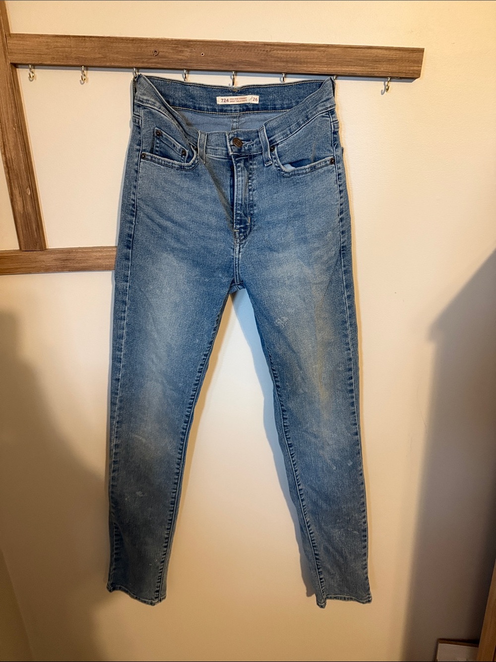 Levi's Skinny Jeans in Faded Blue Wash